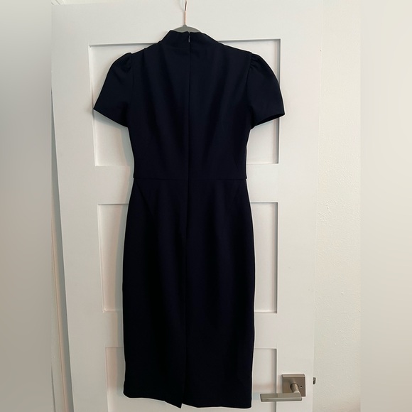 Navy Blue Maggy London Sheath Dress - Picture 2 of 3